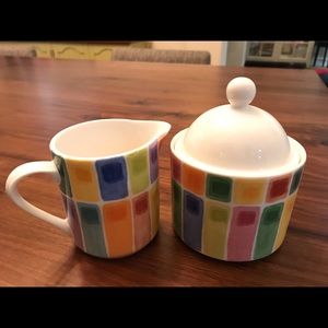 Fitz and Floyd Sugar and Creamer set
